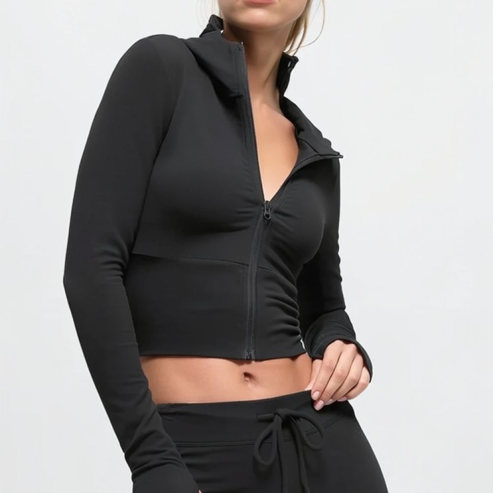Running Gear Junior - Completo sportivo da donna: top corto,