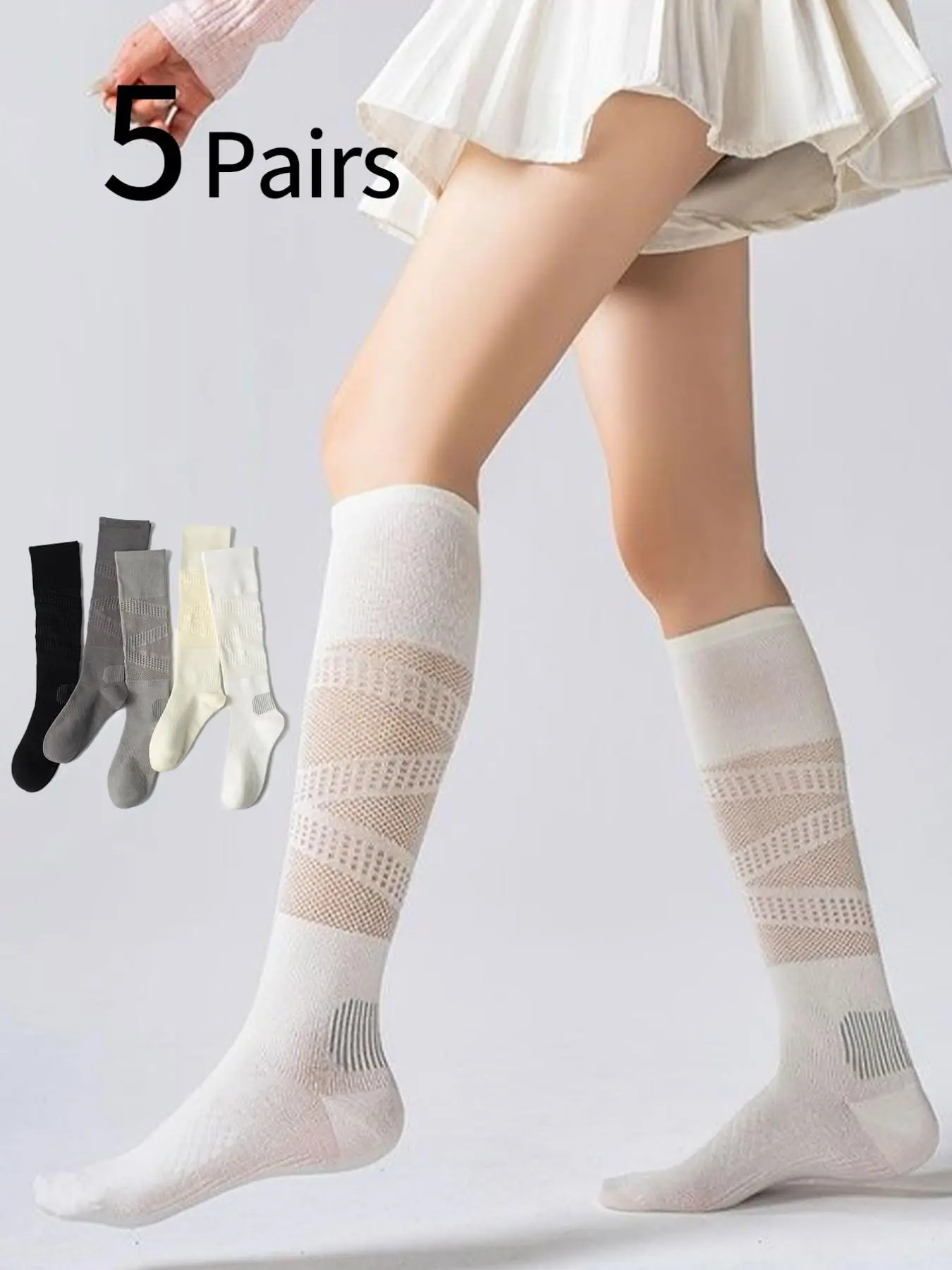 Sports Socks - 5 Paia di Calzini Sportivi da
