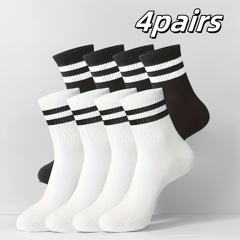 Sports Socks - 4 Paia di Calzini Sportivi Unisex