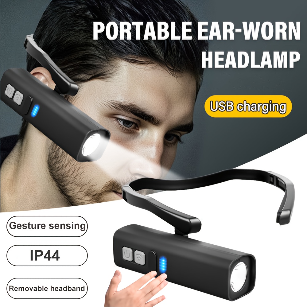 Running Headlamp - Lampada frontale con clip per orecchio