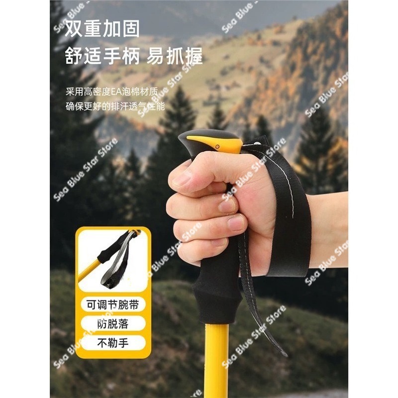 Bastone da passeggio pieghevol - Trekking Pole Carbon recensione e prezzo